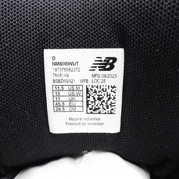 NEW Men's New Balance Numeric Tiago Lemos 808 Skate Shoes NM808WUT Black - Picture 8 of 10